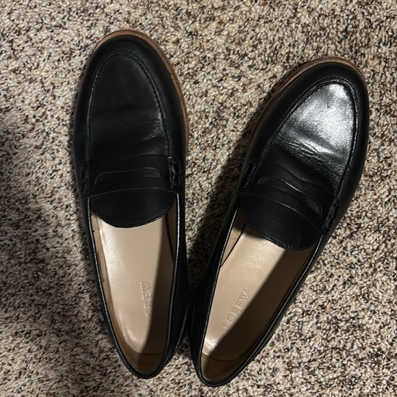 J crew Ryan black leather penny loafers - Picture 4 of 4